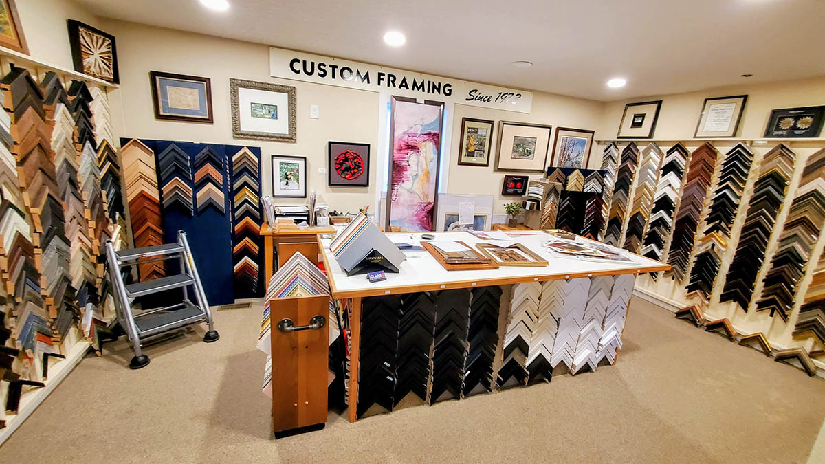 Interior room with framing and moulding options available.