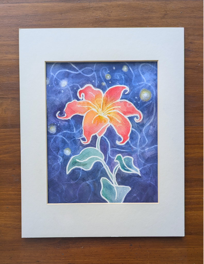watercolor flower