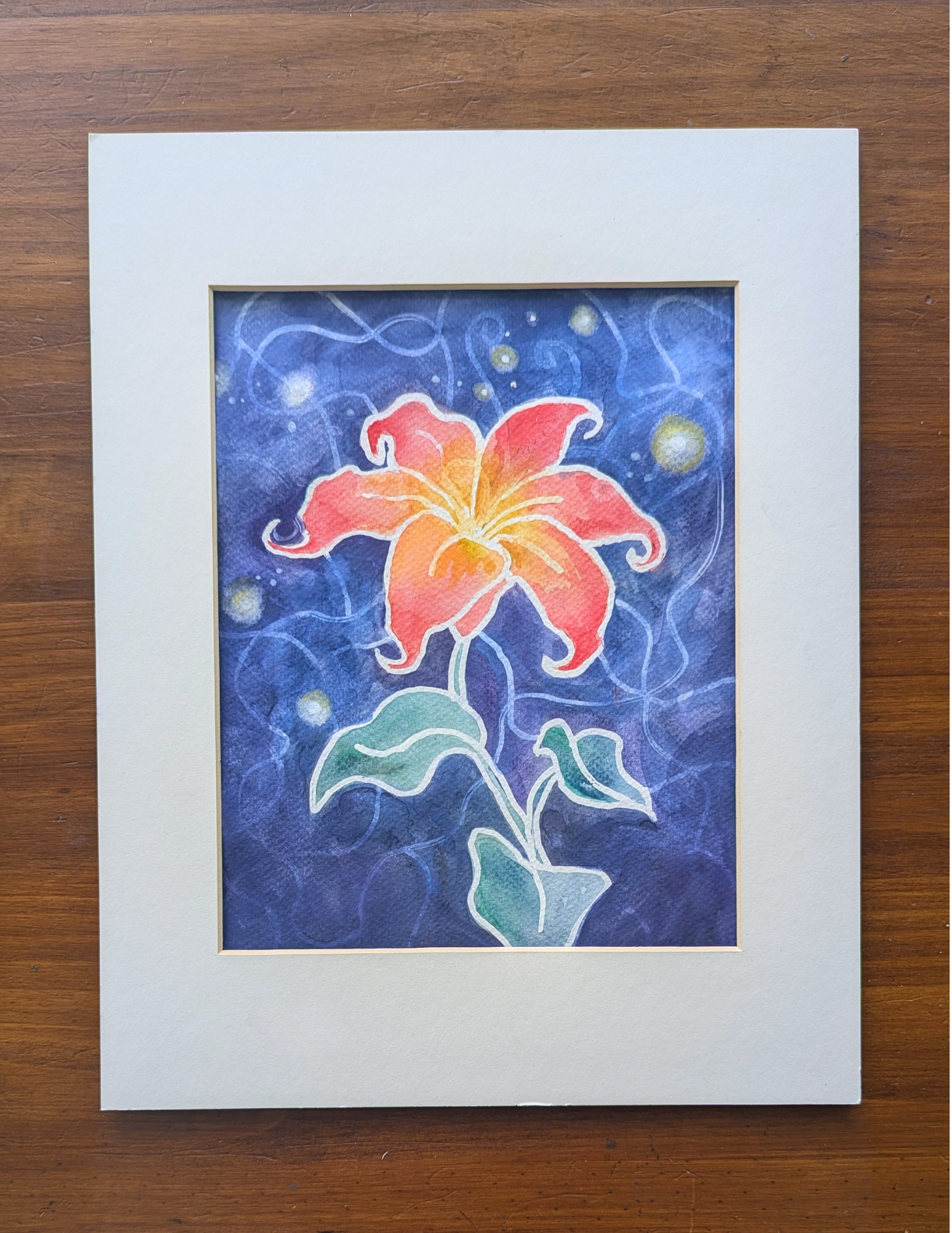 watercolor flower